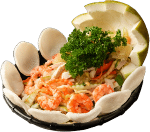 Salad bưởi tôm thịt