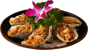 Hàu nướng mỡ hành